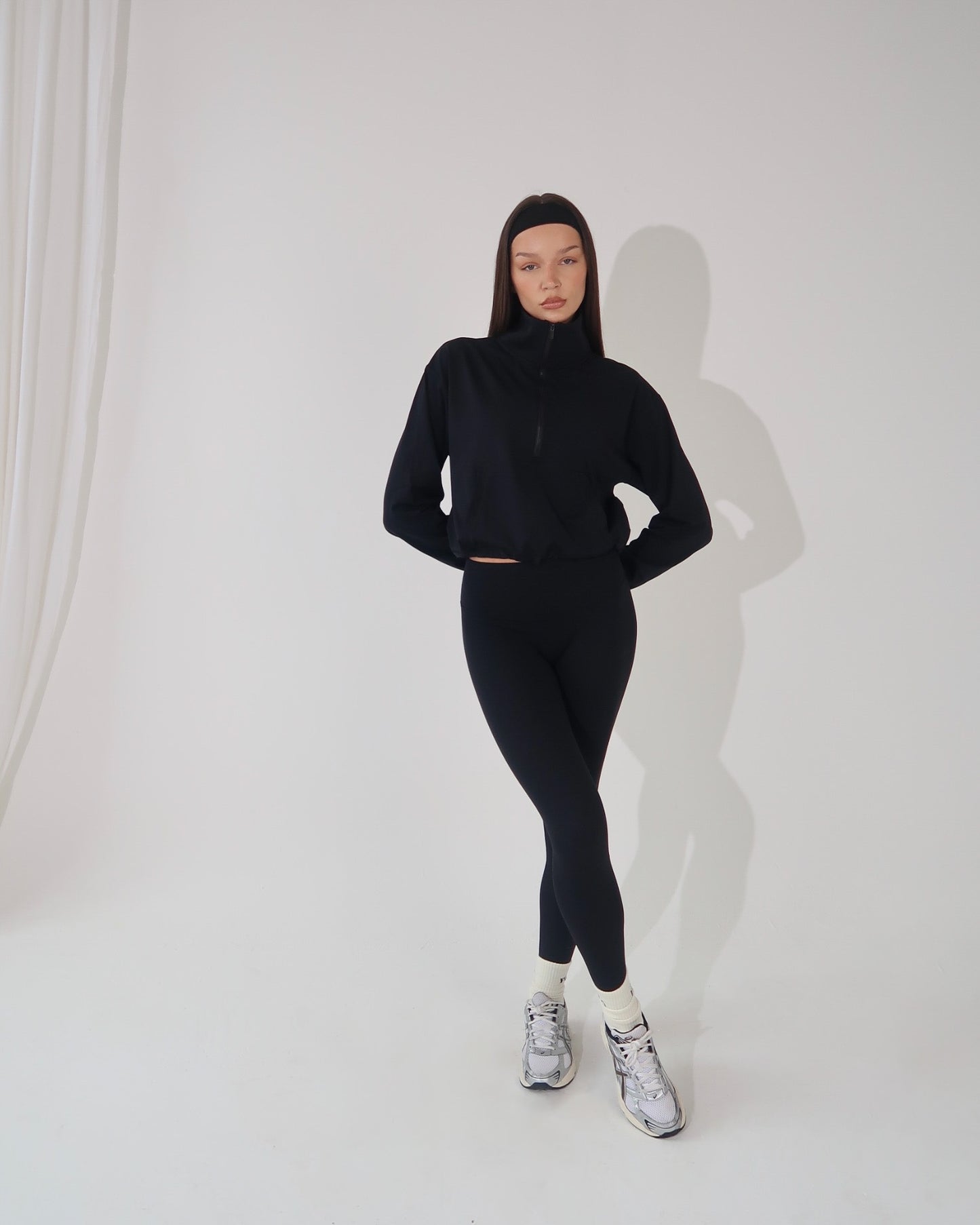 Half zip jacket - Black