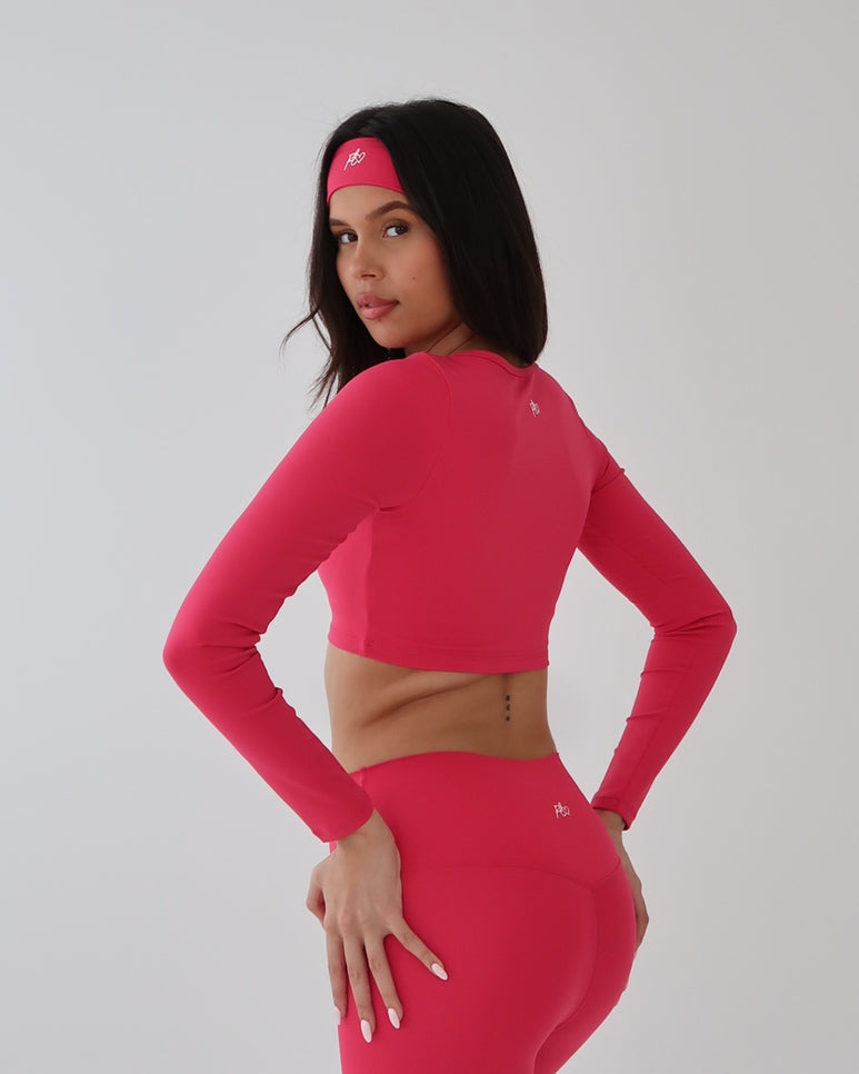 Cardigan - Raspberry