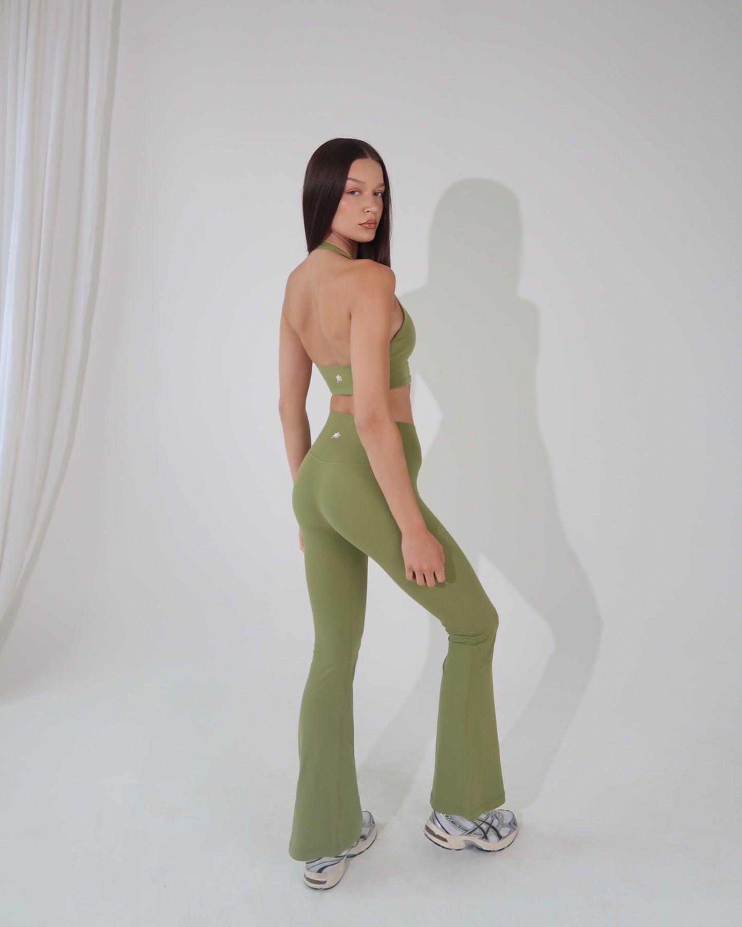 Flared yoga pant - Matcha