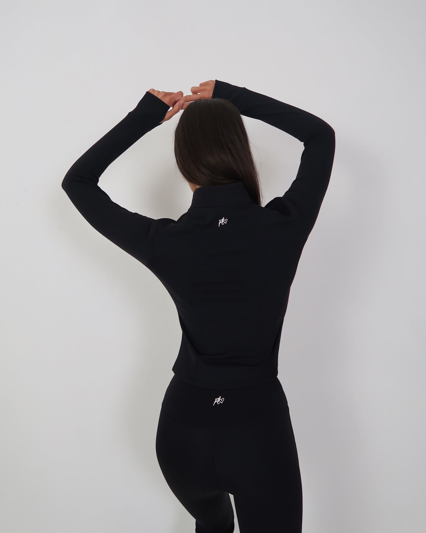 Suede lined jacket - Black