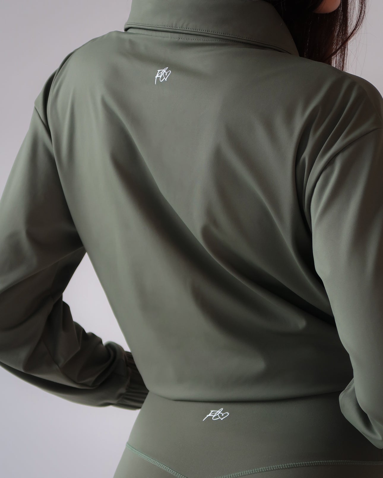 Half zip jacket - Khaki