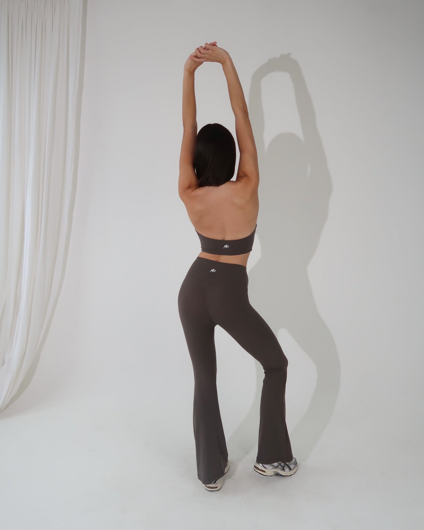 Flared yoga pant - Smoke