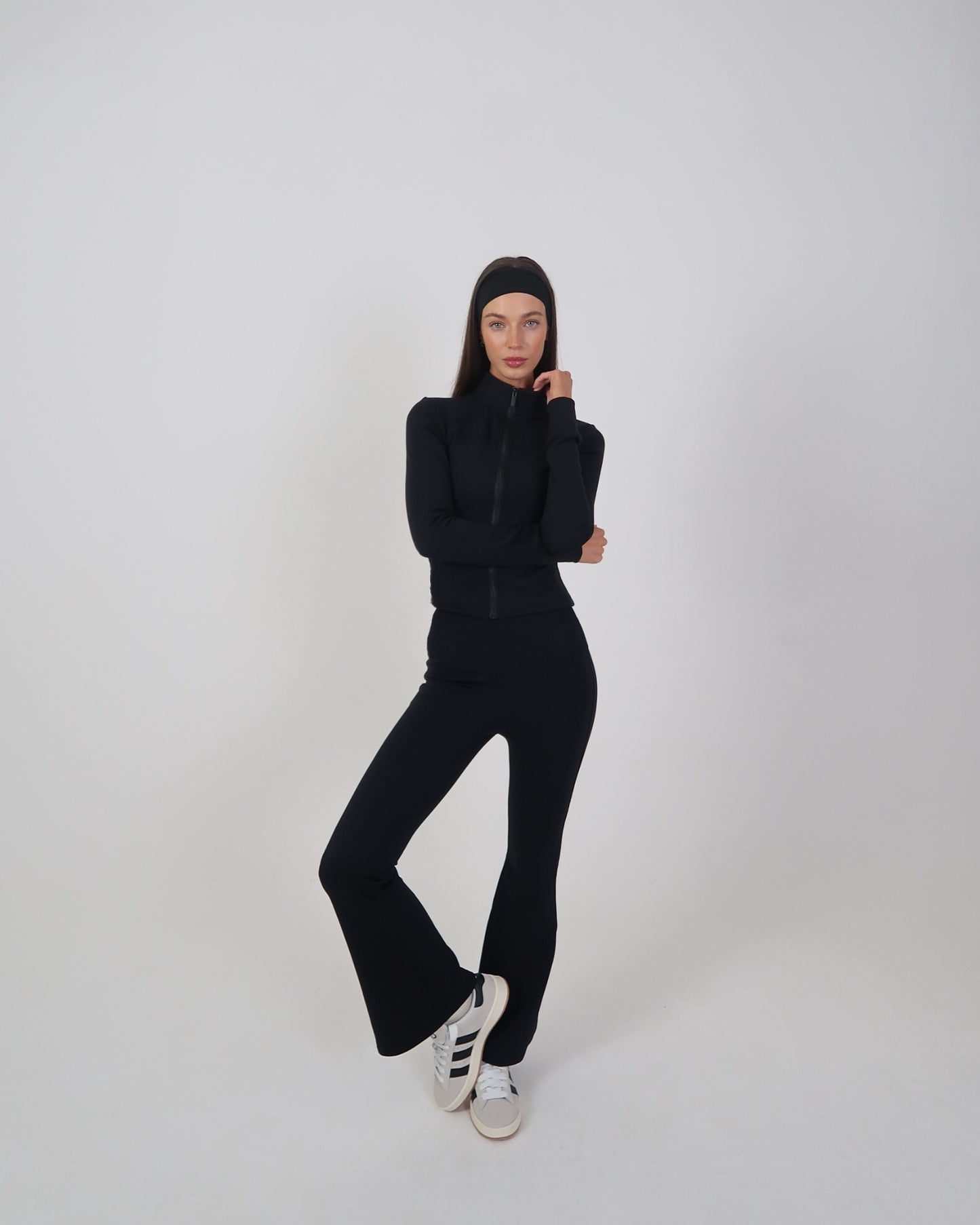 Suede lined jacket - Black