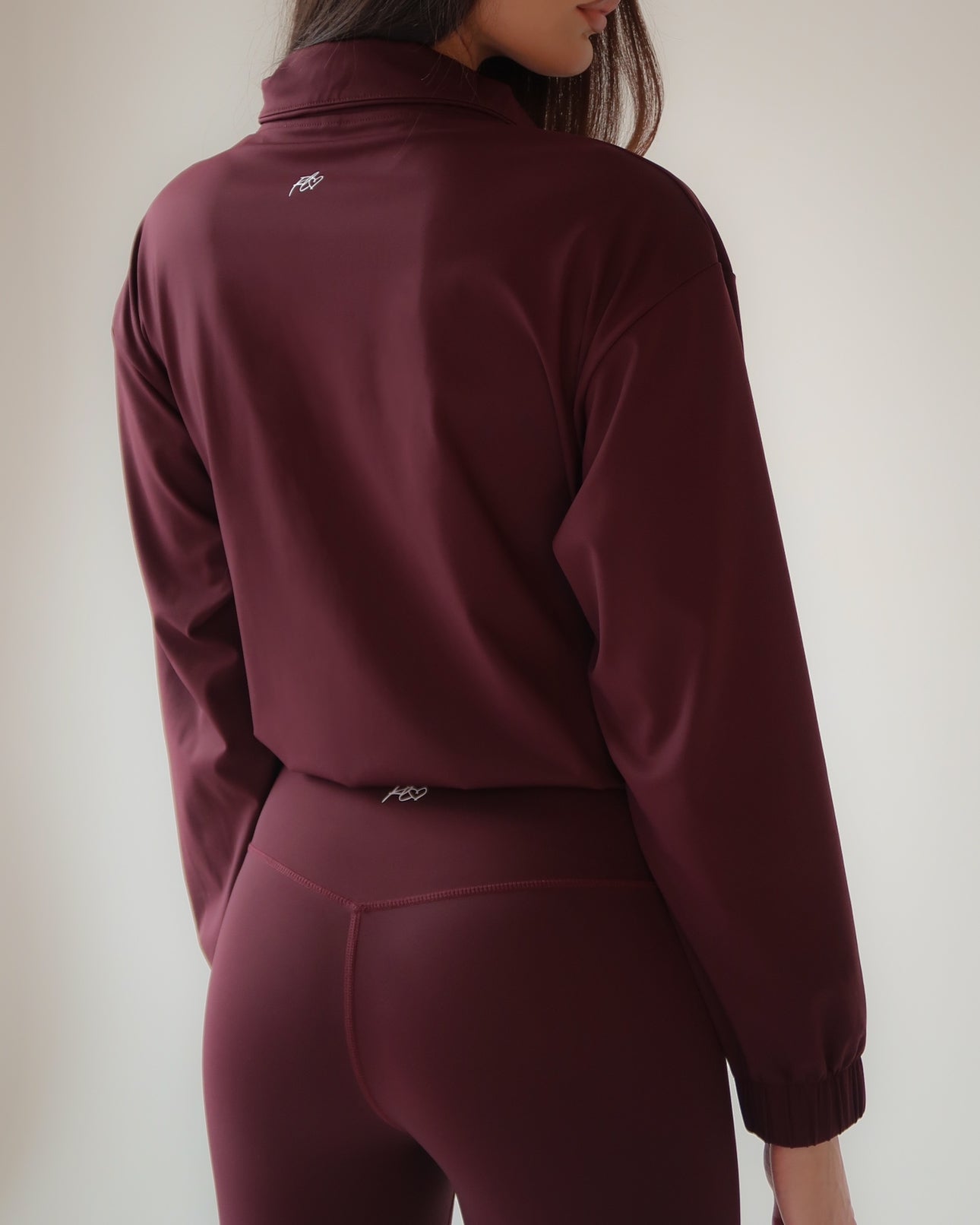 Half zip jacket - Burgundy