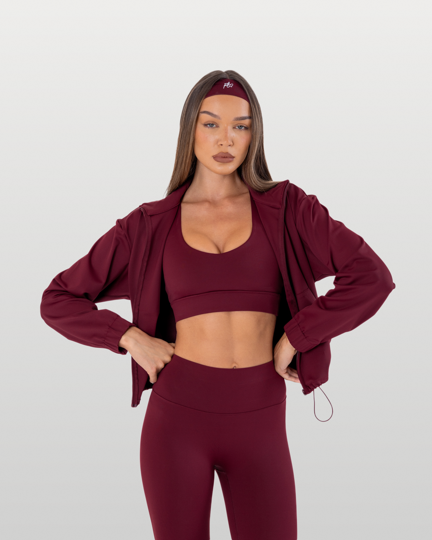 Headband - dark cherry