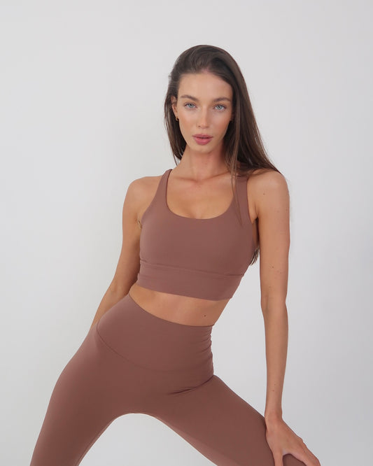 Sports bra - Chestnut