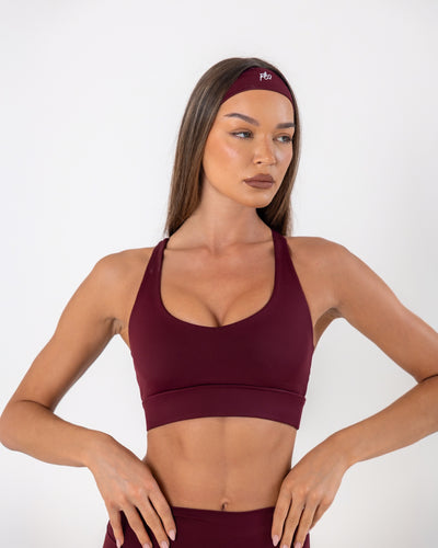 Headband - dark cherry