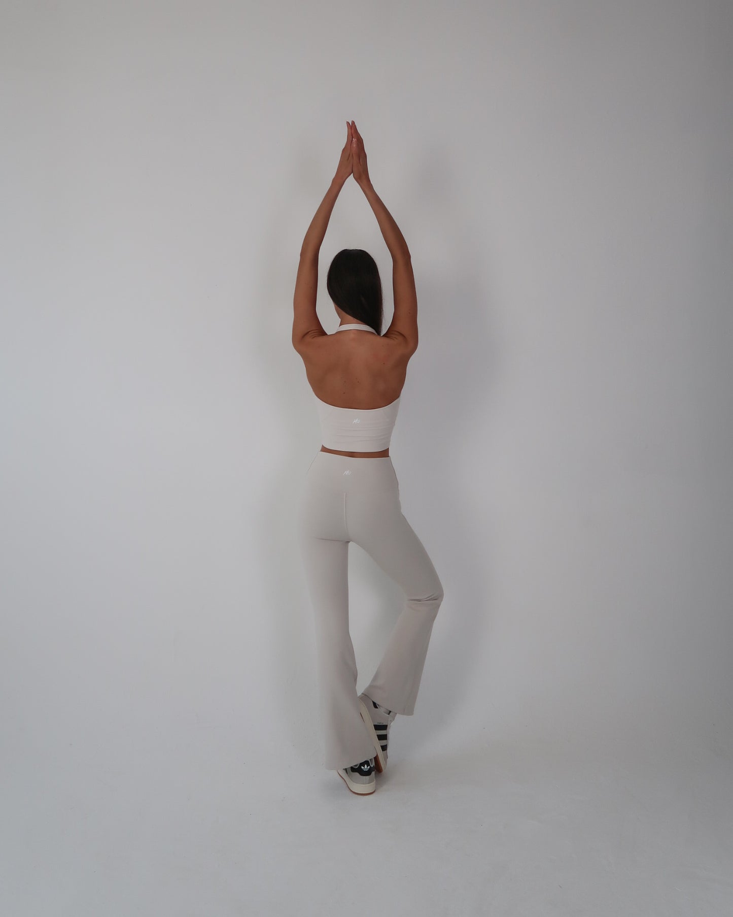 Suede lined yoga pant - Blanc