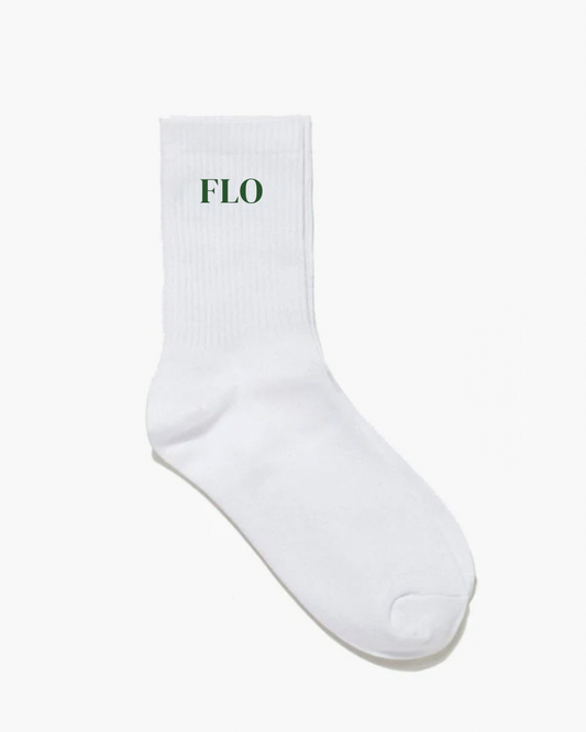 Socks - white/green