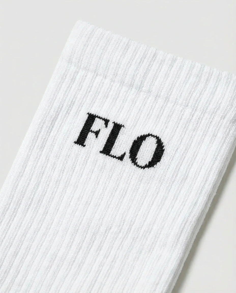 Socks - white/black