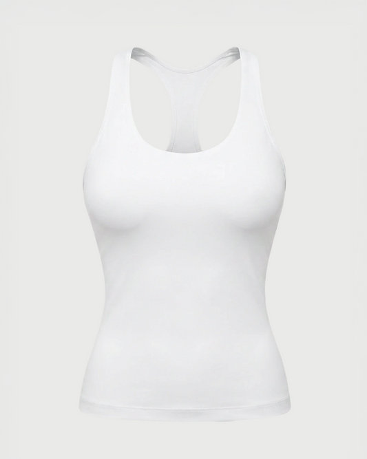 Racerback tank top - White