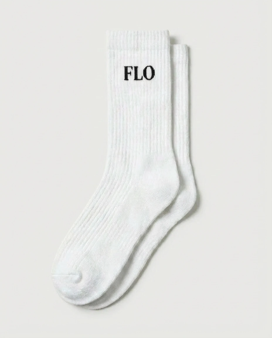 Socks - white/black