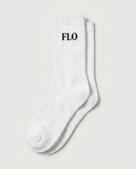 Socks - white/black